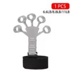 ⁦أداة تدريب وتقوية قبضة اليد مصنوعة من السيليكون القوي لتمرين عضلات اليد والرسغ والأصابع وزيادة مرونتها وقوتها وتخفيف الآلام- مستوى متقدم - لون أسود⁩ - الصورة ⁦5⁩