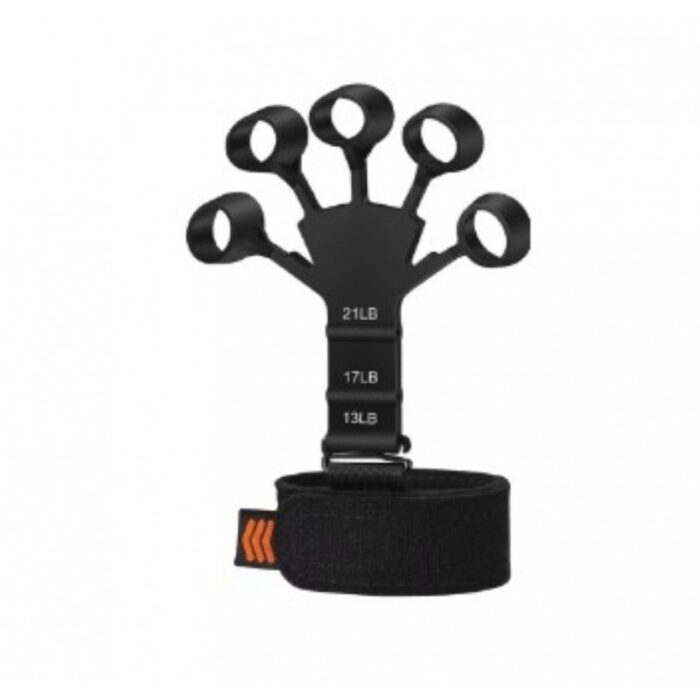 ⁦أداة تدريب وتقوية قبضة اليد مصنوعة من السيليكون القوي لتمرين عضلات اليد والرسغ والأصابع وزيادة مرونتها وقوتها وتخفيف الآلام- مستوى متقدم - لون أسود⁩ - الصورة ⁦7⁩