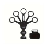 ⁦أداة تدريب وتقوية قبضة اليد مصنوعة من السيليكون القوي لتمرين عضلات اليد والرسغ والأصابع وزيادة مرونتها وقوتها وتخفيف الآلام- مستوى متقدم - لون أسود⁩ - الصورة ⁦9⁩