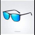 نظارة شمسية للجنسين لون كحلي وأزرق