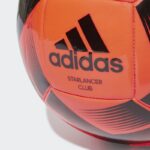 ⁦adidas Starlancer Club Ball - Orange- كرة قدم اديداس ستار لانسر كلوب لون برتقالي⁩ - الصورة ⁦3⁩