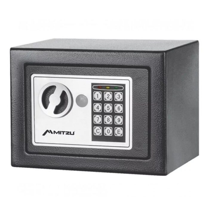 ⁦خزنة معدنية مع رقم سري ومفتاح مقاس مقاس (17*23*17 سم )⁩ - الصورة ⁦2⁩