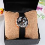 ⁦ساعه FEYERT ستاتي جلد لون اسود⁩ - الصورة ⁦4⁩