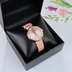 ⁦ساعه FEYERT ستاتي جلد لون زهري⁩ - الصورة ⁦5⁩