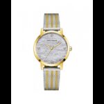 ساعة يد كوارتز ستانلس من MINI FOCUS للنساء لون ذهبي وفضي