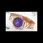 ساعة يد كوارتز ستانلس من MINI FOCUS للنساء لون ذهبي