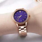 ⁦ساعة يد كوارتز ستانلس من MINI FOCUS للنساء لون ذهبي⁩ - الصورة ⁦5⁩