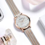 ⁦ساعة يد كوارتز ستانلس من MINI FOCUS للنساء لون ذهبي⁩ - الصورة ⁦5⁩