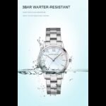 ⁦ساعة يد كوارتز ستانلس من Hannah Martin للنساء لون فضي⁩ - الصورة ⁦5⁩