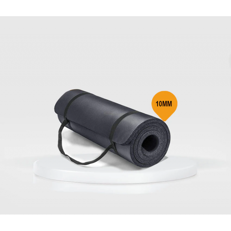 ⁦فرشة التمارين الرياضية لون أسود⁩ - الصورة ⁦1⁩