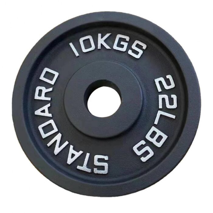 1033754409_67fad28bc6daf قرص حديد ( اولمبي ) وزن 10 كيلو - الصورة 1