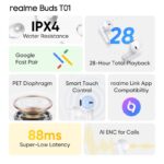 ⁦realme Buds T01⁩ - الصورة ⁦2⁩