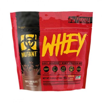 Mutant Whey Protein Powder 2.27kg (61 Servings) Chocolate Flavor