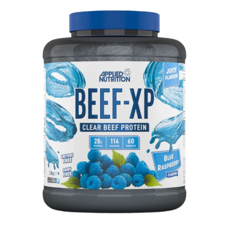 ⁦BEEF-XP Clear Beef Protein Isolate 1.8kg (60 Servings) Blue Raspberry Flavor⁩ - الصورة ⁦1⁩