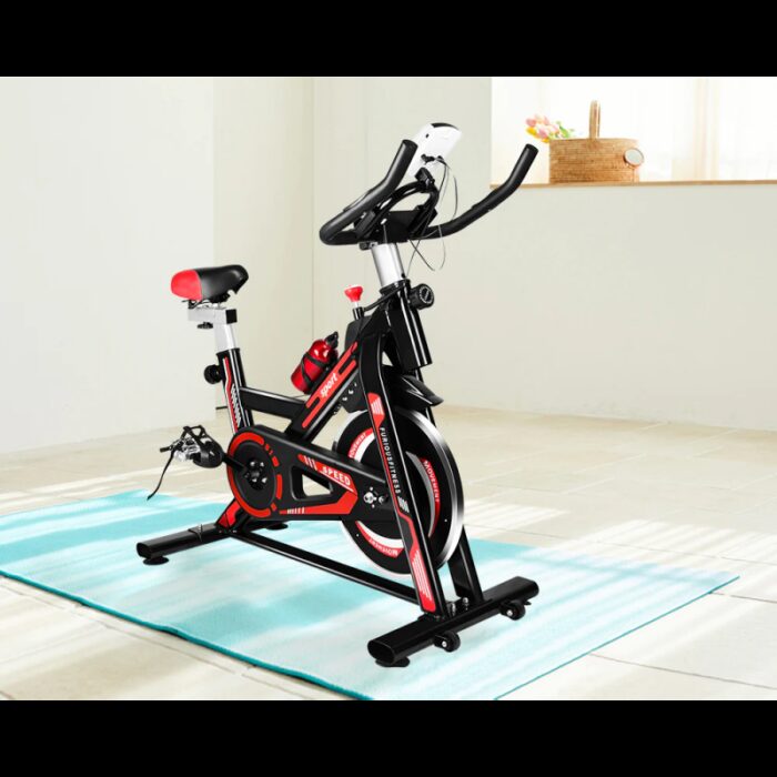 103376577_67fad61960329 دراجة التمارين الرياضية لون أحمر - الصورة 1