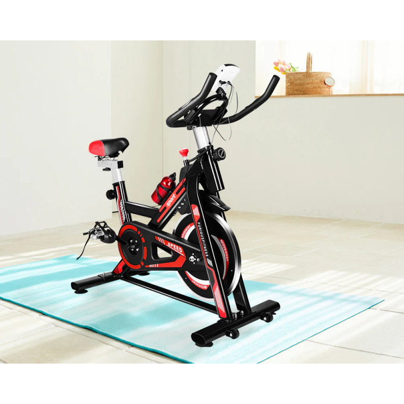 ⁦دراجة التمارين الرياضية لون أحمر⁩ - الصورة ⁦1⁩