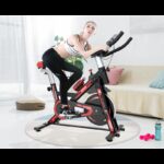 ⁦دراجة التمارين الرياضية لون أحمر⁩ - الصورة ⁦2⁩