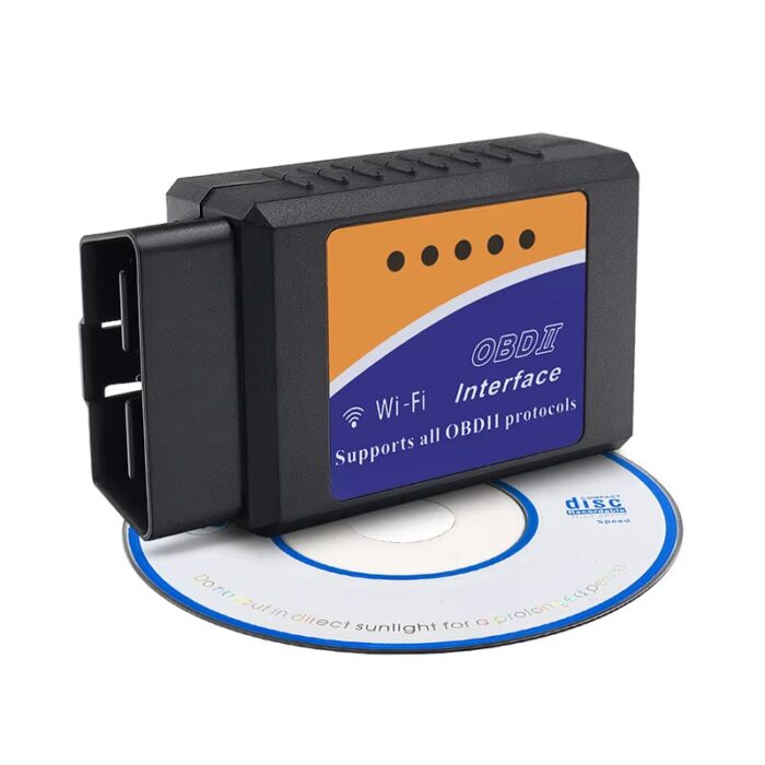 ⁦أداة تشخيص أعطال السيارة مع CD برامج OBD2 ELM 327V1.5⁩ - الصورة ⁦5⁩