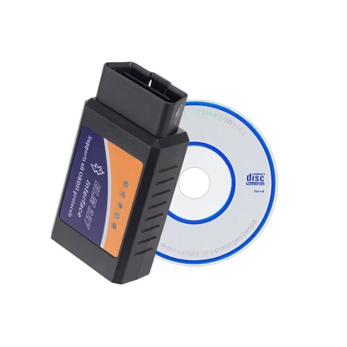 ⁦أداة تشخيص أعطال السيارة مع CD برامج OBD2 ELM 327V1.5⁩ - الصورة ⁦6⁩