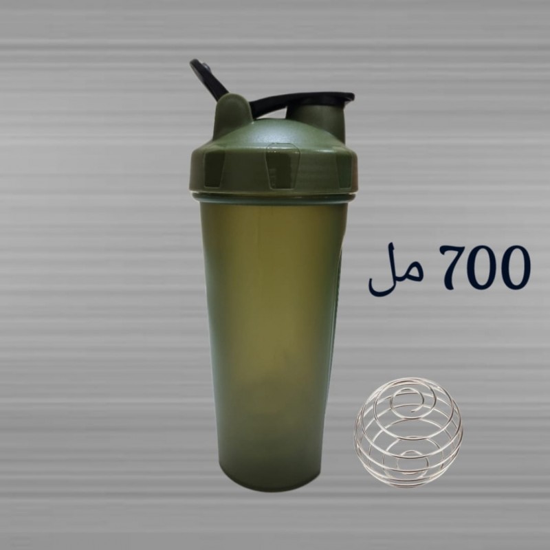 ⁦شيكر بروتين بلاستيك PP لون جيشي حجم 700 مل⁩ - الصورة ⁦1⁩