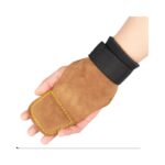 ⁦مشدات لون عسلي جلد بقري لتمارين Lifting⁩ - الصورة ⁦2⁩