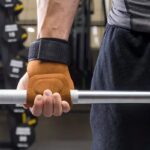 ⁦مشدات لون عسلي جلد بقري لتمارين Lifting⁩ - الصورة ⁦5⁩