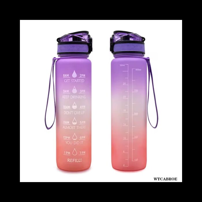 103376751_67fad6744c41e مطرة ماء 1 لتر لون زهري وبنفسجي - الصورة 1