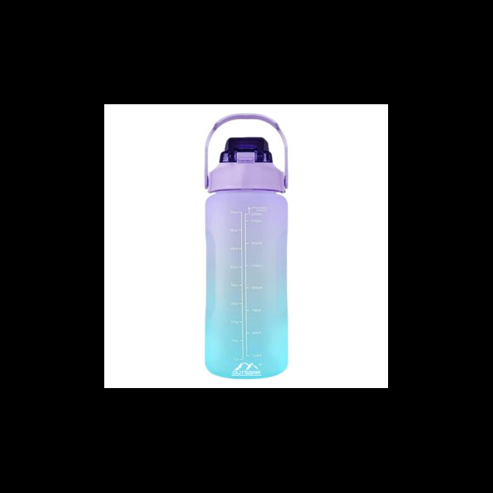 103376757_67fad67cbf068 مطرة ماء 2.2 لتر لون بنفسجي فوق واخضر تحت - الصورة 1