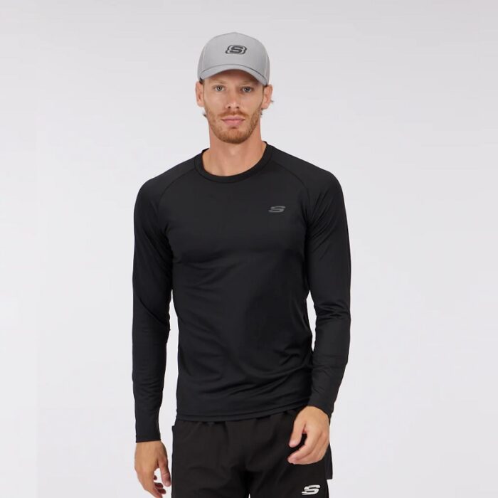 103377248_67fad71a92084 Skechers Men's Raglan Long Sleeve Shirt - الصورة 1