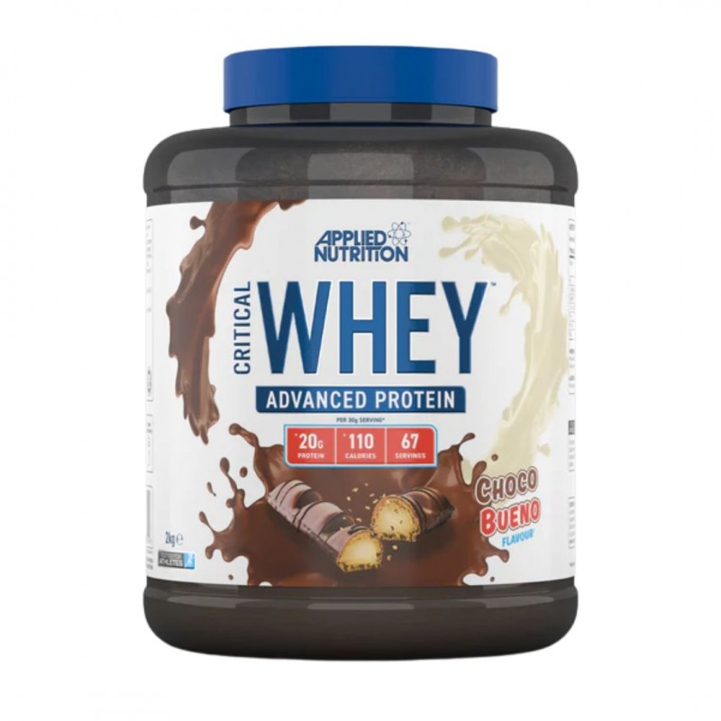 ⁦applied nutrition Critical Whey Advanced Protein Choco Bueno 2kg (67 Servings)⁩ - الصورة ⁦1⁩