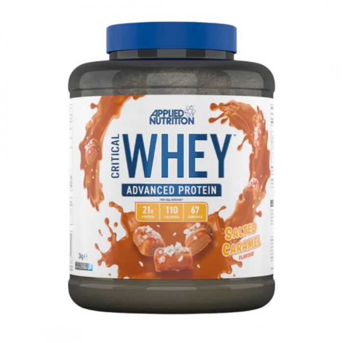 103377402_67fad77de040e applied nutrition Critical Whey Advanced Protein Salted Caramel 2kg (67 Servings) - الصورة 1