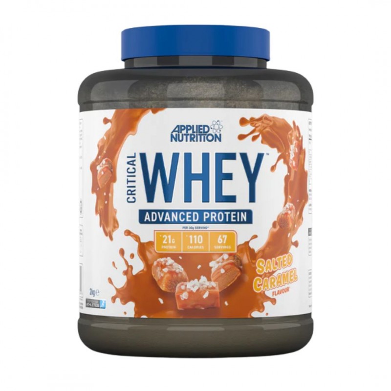 ⁦applied nutrition Critical Whey Advanced Protein Salted Caramel 2kg (67 Servings)⁩ - الصورة ⁦1⁩