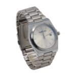 ساعة رياضية أنالوج كوارتز للرجال لون فضي