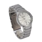 ساعة رياضية أنالوج كوارتز للرجال لون فضي