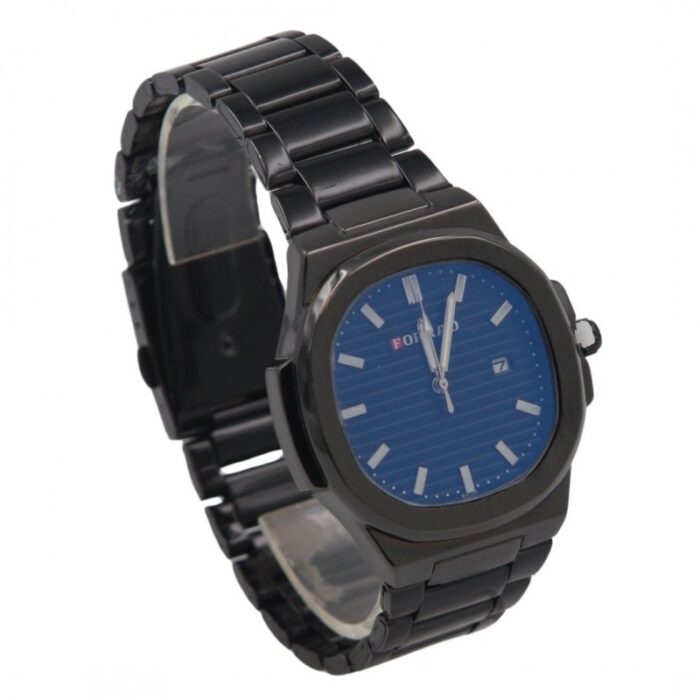 103377551_67fad7e753a29 ساعة رياضية أنالوج كوارتز ميناء ازرق للرجال لون أسود - الصورة 1