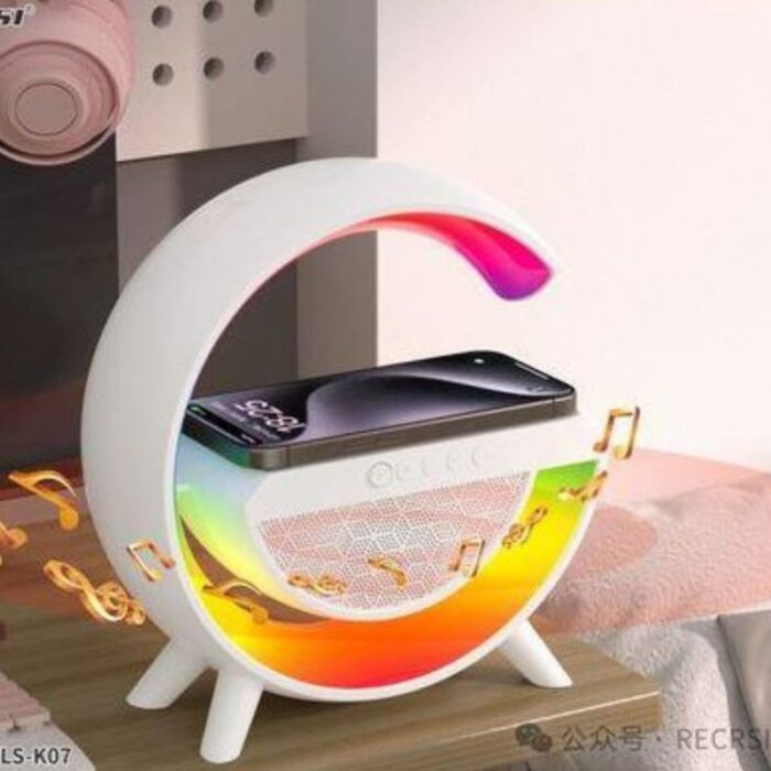 ⁦REGRSI 3x1 Lampe de table, Haut-parleur Bluetooth RGB⁩ - الصورة ⁦3⁩