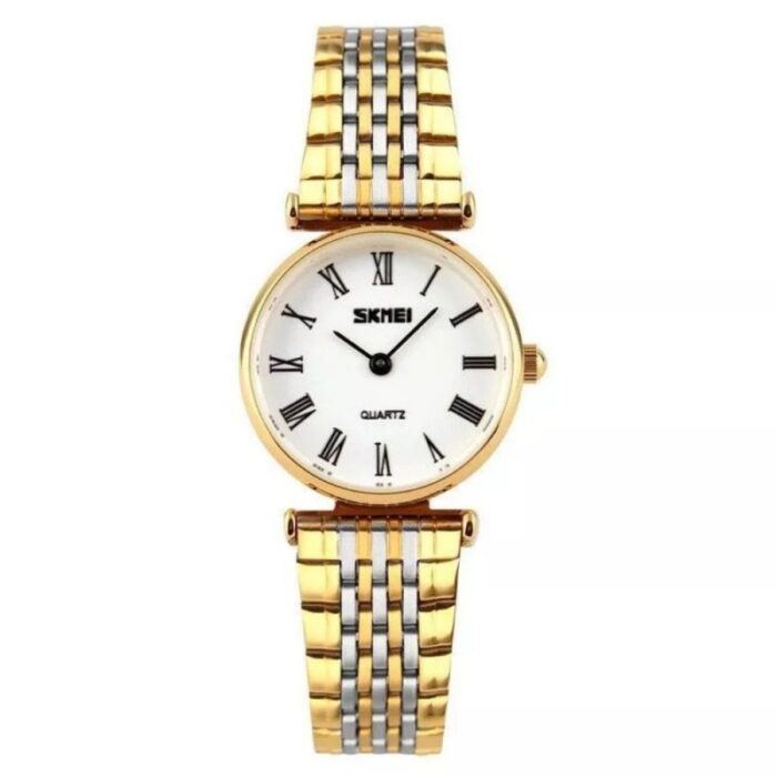 103377721_67fad8960f9e7 ساعة معدنية للرجال لون ذهبي وفضي من Skmei - الصورة 1