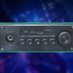 ⁦سماعة سبيكر مضيئة 8 انش مع مايكروفون سلكي ماركة KAKUSIGA⁩ - الصورة ⁦3⁩