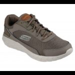 Skechers Men's Overhaul 2.0 - Enforcer Shoes - حذاء سكيتشرز أوفرهول 2.0 للرجال لون زيتي وبيج غامق