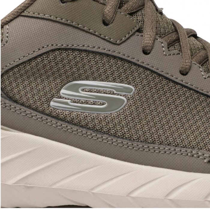 ⁦Skechers Men's Overhaul 2.0 - Enforcer Shoes - حذاء سكيتشرز أوفرهول 2.0 للرجال لون زيتي وبيج غامق⁩ - الصورة ⁦10⁩