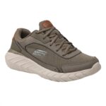⁦Skechers Men's Overhaul 2.0 - Enforcer Shoes - حذاء سكيتشرز أوفرهول 2.0 للرجال لون زيتي وبيج غامق⁩ - الصورة ⁦12⁩
