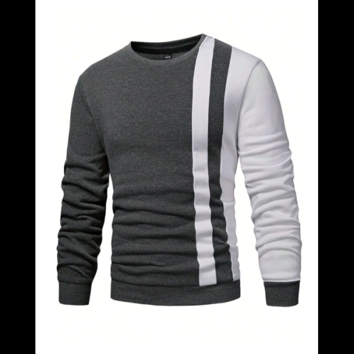 103378669_67fada8486314 بلوزة بأكمام طويلة للرجال لون رمادي - الصورة 1