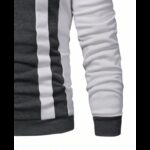 ⁦بلوزة بأكمام طويلة للرجال لون رمادي⁩ - الصورة ⁦3⁩