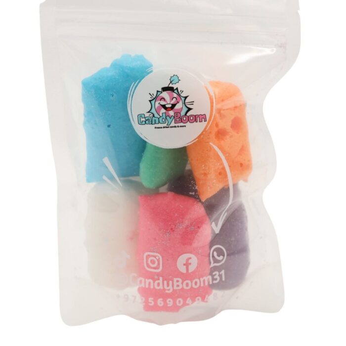 ⁦كاندي مجففة بالتبريد 6 حبات 50 غرام airheads⁩ - الصورة ⁦3⁩