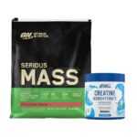 Optimum Nutration Serius Mass Choclate flavor 5.44Kg + Applied Nutrition Creatine Monohydrate 250G