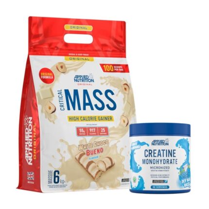 Applied Nutrition Critical Mass White Choco Bueno Flavor 6Kg + Applied Nutrition Creatine Monohydrate 250G