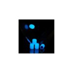 ⁦بكج 8 قطع إضاءة LED لإطارات السيارات والدراجات - متوهجة في الظلام - مقاوم للماء وضد التآكل - لون أزرق⁩ - الصورة ⁦2⁩