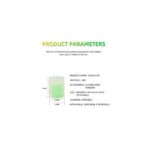 ⁦بكج 8 قطع إضاءة LED لإطارات السيارات والدراجات - متوهجة في الظلام - مقاوم للماء وضد التآكل - لون أزرق⁩ - الصورة ⁦3⁩