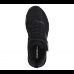 ⁦Skechers Kid's Dynamatic Shoes - حذاء سكيتشرز ديناميت للأطفال لون أسود⁩ - الصورة ⁦3⁩