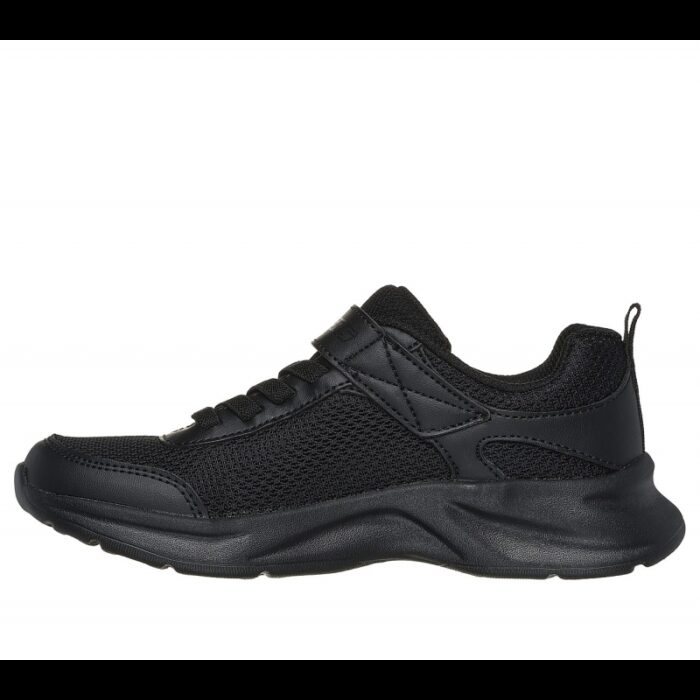 ⁦Skechers Kid's Dynamatic Shoes - حذاء سكيتشرز ديناميت للأطفال لون أسود⁩ - الصورة ⁦5⁩